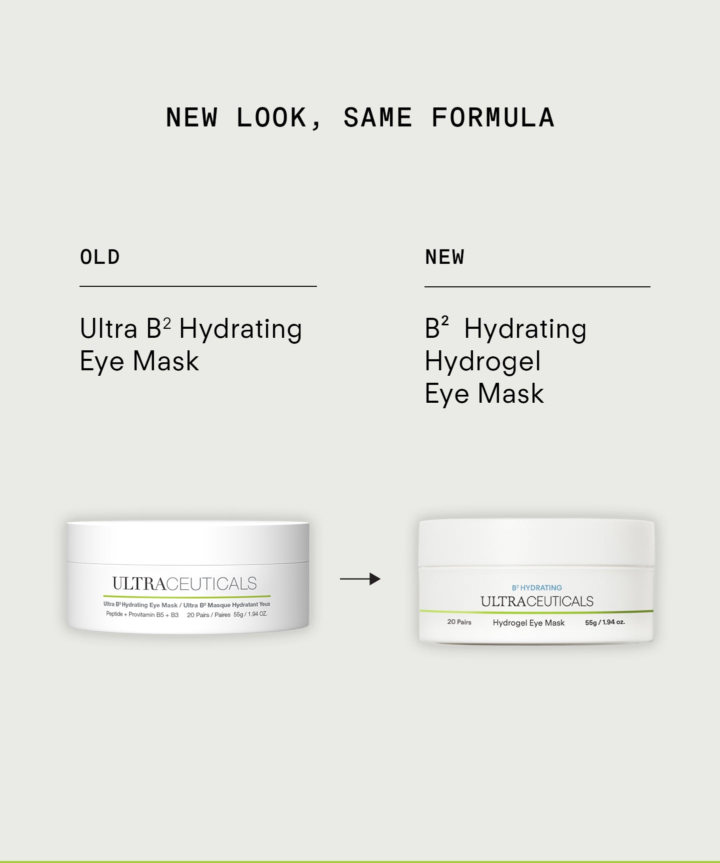 B² Hydrating Hydrogel Eye Mask 20 Pairs